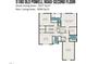 Second floor plan of the house at 5180 Old Powell Road featuring multiple bedrooms and bathrooms at 5180 Old Powell Rd, Holly Springs, NC 27540