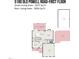 First floor plan of the house at 5180 Old Powell Road featuring a carport and patio at 5180 Old Powell Rd, Holly Springs, NC 27540