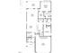Detailed floor plan showcases the home's layout, including a primary suite, great room, and two-car garage at 5217 Bowes Meadow Ct # 14, Raleigh, NC 27610
