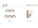 Middleton Farms 45 bathroom vanity lighting and a wall sconce in satin nickel at 6828 Galloway Dr, Middlesex, NC 27557