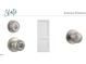 Middleton Farms 45 Interior features including satin nickel door knobs, hinges, and a white two-panel door at 6828 Galloway Dr, Middlesex, NC 27557