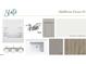 Bathroom design selections featuring a shower, sink, cabinet, paint, carpet, and flooring at 6828 Galloway Dr, Middlesex, NC 27557