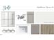 Bathroom design selections featuring a vanity, sink, cabinet, paint, carpet, and flooring at 6828 Galloway Dr, Middlesex, NC 27557