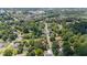 An aerial view showcases a property surrounded by a vibrant community, lush greenery, and tranquil neighborhood streets at 701 Veterans Dr, Elon, NC 27244