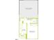 Floor plan showcasing a bedroom, bathroom, foyer, and 2-bay garage layout for optimal living and convenience at 806 Hillfarm Dr, Wake Forest, NC 27587