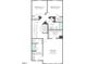 Floor plan of the primary suite, bathroom, two bedrooms, walk-in closets, and laundry area for convenient living at 806 Hillfarm Dr, Wake Forest, NC 27587