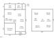 Detailed floor plan showcasing multiple bedrooms, bathrooms, and living spaces with dimensions at 1301 Torrey Pines Ct, Mebane, NC 27302