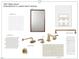 A guest bath design featuring shower fixtures, a vanity cabinet color, and countertop selections at 1807 Ridley St, Raleigh, NC 27608
