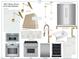 Kitchen design elements featuring stainless steel appliances, a farmhouse sink, and modern lighting fixtures at 1807 Ridley St, Raleigh, NC 27608