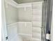 Large walk-in closet features built in shelving and storage at 188 Buckaroo Dr, Louisburg, NC 27549