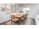 Charming dining area with modern wooden table and stylish decor at 1901 Hinesley Dr, Durham, NC 27703