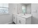 This full bathroom has double sinks and plenty of counter space at 1903 Hinesley Dr, Durham, NC 27703