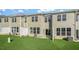 View of multiple backyard patios and newly installed sod at 1905 Hinesley Dr, Durham, NC 27703