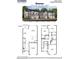 Detailed floor plan showcasing the layout of a two-story home at 1905 Hinesley Dr, Durham, NC 27703