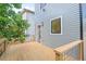 New back deck with view of other homes at 2205 Tampa Ave, Durham, NC 27705