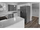 Bright kitchen features modern appliances, sleek countertops, and updated cabinetry at 2747 Michelle Ct, Creedmoor, NC 27522