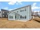 Spacious backyard with ample sunlight and scenic views, perfect for outdoor activities at 3008 Dog Rose Dr # 307, Durham, NC 27703