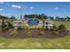 Community sign for Liberty Creek set in manicured green landscaping at 48 Spirit Springs Rd, Smithfield, NC 27577