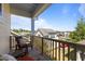 Balcony with chairs offers nice views of the neighborhood and plenty of sunshine at 49 Salt Cedar Ln, Chapel Hill, NC 27516