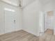 The entryway showcases wood-look floors and neutral paint at 504 Winding Creek Dr Dr, Lillington, NC 27546