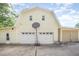 Large, barn-style garage with two bays and a basketball hoop on the exterior at 515 Poplar Dr, Raleigh, NC 27603