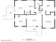 Detailed floor plan showcasing the layout of the home with measurements for each room and outdoor deck at 827 Loop Rd Rd, Burlington, NC 27217