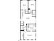 This floorplan shows the layout of the second story of the home at 1211 Gloriosa St, Apex, NC 27523