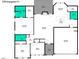 A detailed floor plan illustrating the layout and dimensions of the home's rooms and spaces at 138 Sourgum Ct, Zebulon, NC 27597