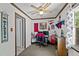 Bedroom featuring a desk and ceiling fan at 148 Shadowbrook Dr, Henderson, NC 27537