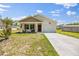 Charming single-story home featuring a well-manicured lawn and a convenient one-car garage at 165 Bywood Dr, Roxboro, NC 27573