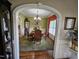 Formal dining room with stylish decor and ample natural light at 1655 Kingfisher Ct, Nashville, NC 27856