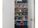 Well-organized walk-in pantry with ample shelving for storage at 175 Lockamy Ln, Youngsville, NC 27596