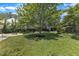 Lush backyard featuring a large tree at 2006 Keokuk Ct, Apex, NC 27523
