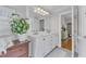 Bright bathroom with a double vanity and natural light at 2006 Keokuk Ct, Apex, NC 27523