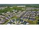 Expansive aerial view showcases the new neighborhood's lush landscaping and well-maintained homes in a desirable community at 2096 Dowell Ct, Burlington, NC 27215