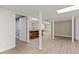 Finished basement boasting vinyl flooring, neutral walls, and a classic pool table at 2315 Oxford Rd, Henderson, NC 27536