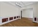 Spacious dining area with hardwood floors, and decorative molding at 25 Mannford Ln, Angier, NC 27501