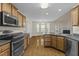 Kitchen and Living Room area, lots of windows that give natural light and high ceiling at 25 Mannford Ln, Angier, NC 27501