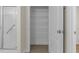 Shower and closet featuring wire shelving at 25 Mannford Ln, Angier, NC 27501
