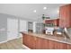 Kitchen featuring granite countertop, stainless steel appliances, and plenty of cabinet space at 32 Lattimore Rd, Cameron, NC 28326