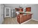 Kitchen featuring granite countertops, stainless steel appliances, and plenty of cabinet space at 32 Lattimore Rd, Cameron, NC 28326
