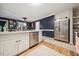 Stylish kitchen featuring modern stainless steel appliances and custom cabinets at 50 Peggy Ct, Raleigh, NC 27603