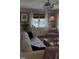 Comfortable living room featuring hardwood floors, plenty of natural light, and tasteful décor at 50 Peggy Ct, Raleigh, NC 27603