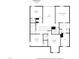 Detailed second floor plan showing the layout of the bedrooms, bathrooms, laundry, and closet spaces at 5104 Windmere Chase Dr, Raleigh, NC 27616