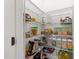 Pantry with wire shelves providing ample storage space at 5104 Windmere Chase Dr, Raleigh, NC 27616