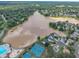 Community amenities featuring tennis and basketball courts, pool, playground, and lake access at 522 Crossview Ln, Durham, NC 27703
