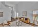 Open-concept living area with hardwood floors and abundant natural light throughout at 522 Crossview Ln, Durham, NC 27703
