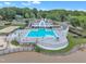 Community pool with a playground nearby and lake access, perfect for outdoor fun and relaxation at 522 Crossview Ln, Durham, NC 27703