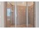 Walk-in shower with glass door at 5916 Two Pines Trl, Wake Forest, NC 27587