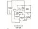 Layout of the home's second floor featuring two bedrooms, an exercise room, storage, and a bonus room at 7932 Wexford Waters Ln, Wake Forest, NC 27587